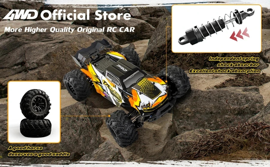 4WD Remote Control Car Off Road 4x4 RC High Speed Buggy Truck Super Brushless 50 or 80KM/H Fast Drift Racing Toy Kids Adults