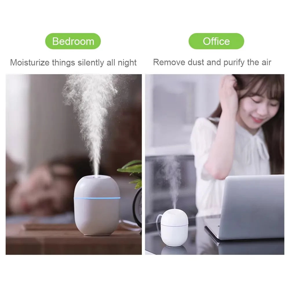 Mini Portable Water Drop Air Humidifier USB Desktop Indoor Household Mute Air Atomization Humidifier