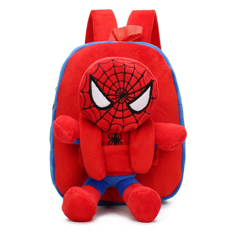 Marvel Series Cartoon Anime Fashion Personality Plush Toy Children Leisure Cute Kindergarten Backpack Holiday Gift