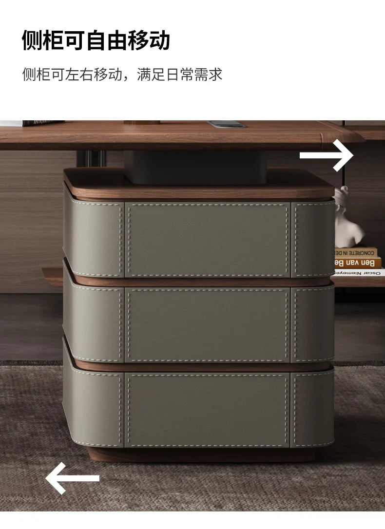 Modern Luxury Executive Desk Manager Designer Storage Shelf Office Desks Computer Room Luxury Mesa De Escritorio Home Office