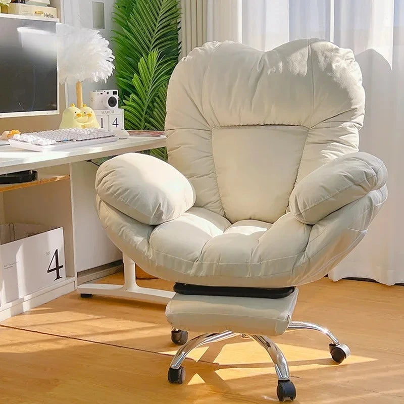 Computer Sofa Chair, Home Comfortable Sedentary Backrest Desk Chair, Anchor Live Broadcast Chair, Bedroom Office Chair Fauteuil