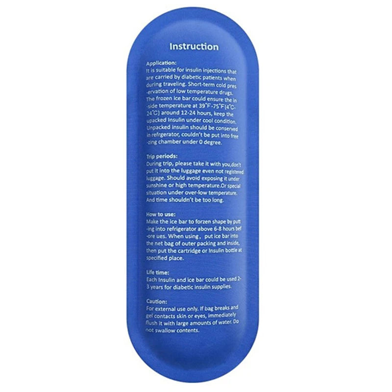 Portable Insulin Cooling Bag Carry-on Protector Waterproof Diabetic Medication Storage Bag for Insulin Pen Daily Life and Trips