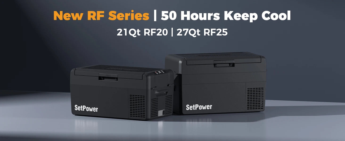 RF25 25L Fridge Portable Car Refrigerator Electric Cooler Freezer App Control Small Car Travel Camping RV Truck 12/24V