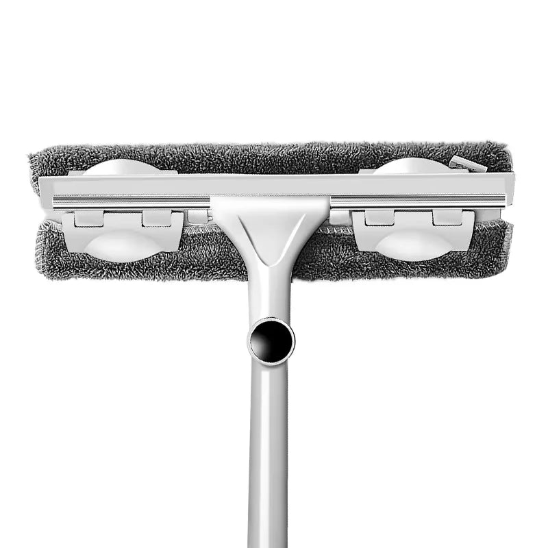 Household Telescopic Window Cleaning Tool with Long Handle Brush Glass Washer Mop for Efficient Indoor Window Cleaner