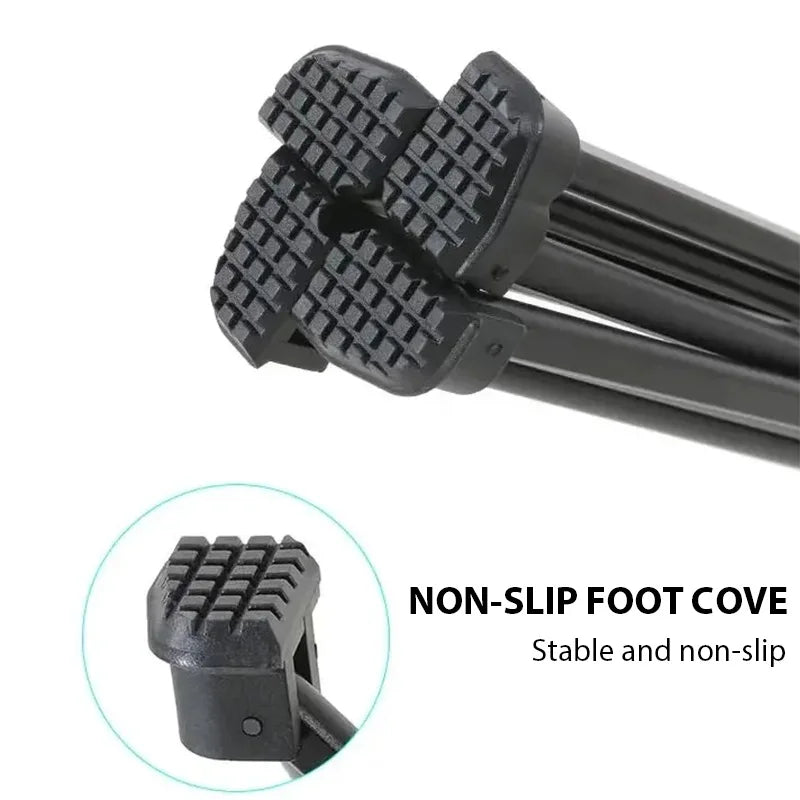 Outdoor Portable Folding Ultralight Carbon Steel Table Picnic Camping Barbecue Desk for Garden Party Family Trips