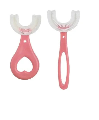 Baby Toothbrush Children 360 Degree U-shaped Child Toothbrush Teethers Baby Brush Silicone Kids Teeth Oral Care Cleaning