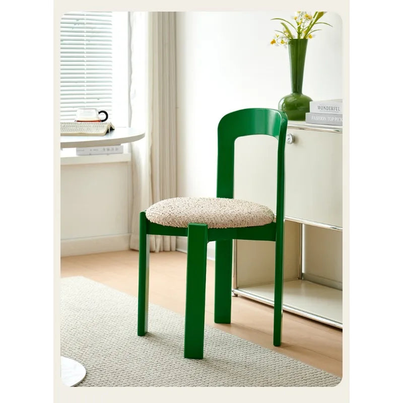 Scandinavian Solid Wood Rey Dining Chairs Steam Bent Technology Ergonomic Bruno Rey Chair Kitchen Furniture Restaurant Chair