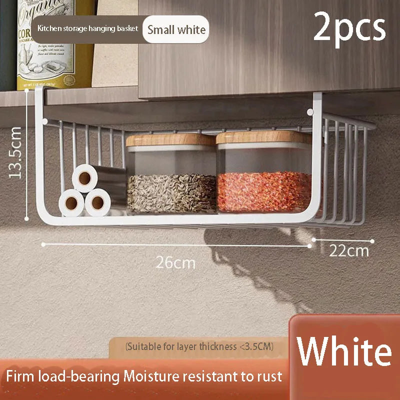 Hanging Rack For Kitchen Storage Shelf 1-2pcs Cupboard Kitchens Accessories Spice Rack Organizer Storages Organization Fixture