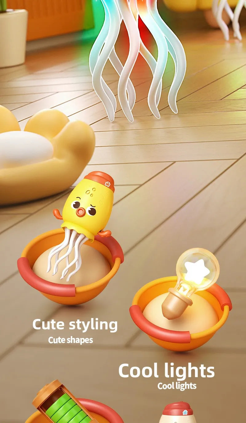 Dancing Octopus Electronic Pets Luminous Fidget Toys Interactive Antistress Stress Relief Toy for Toddler Baby Children Adult