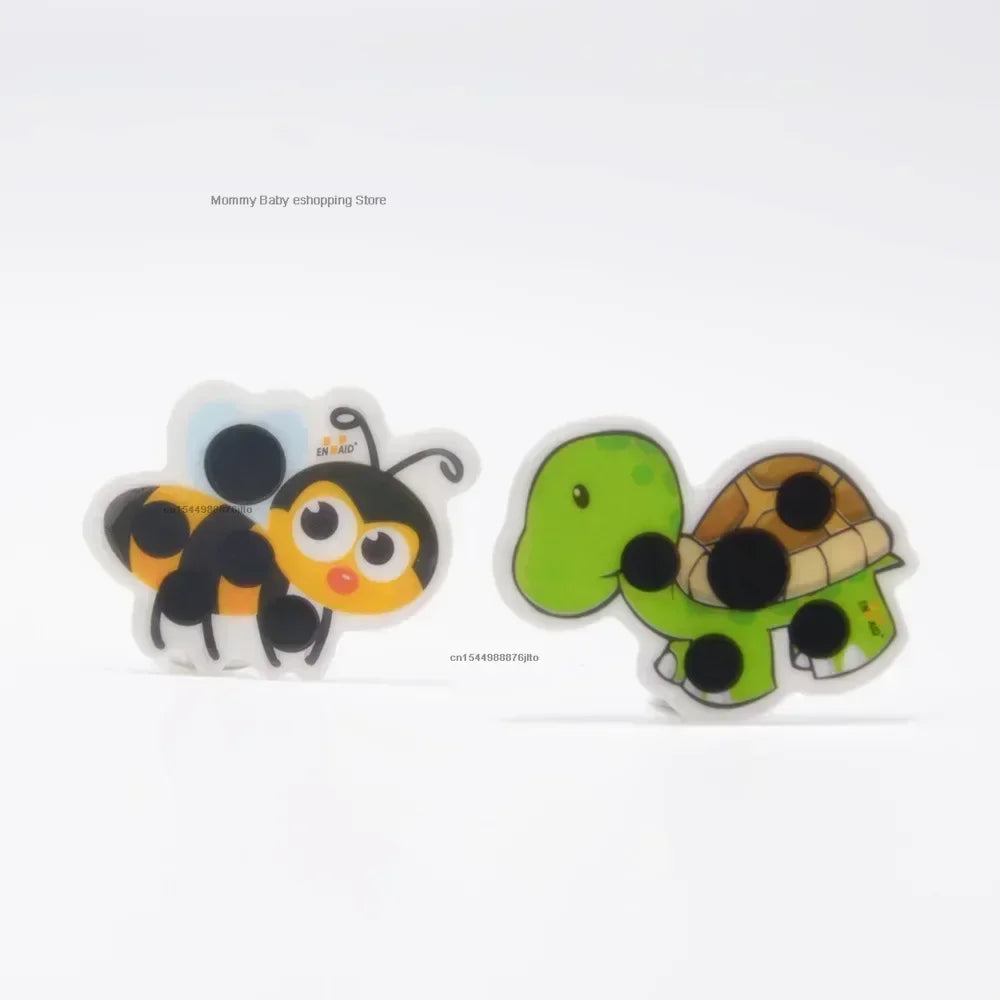 5/10pc Reusable Child Forehead Temperature Sticker Thermometer LCD Digital Display Temperature Sticker for Kids Baby Care Tools