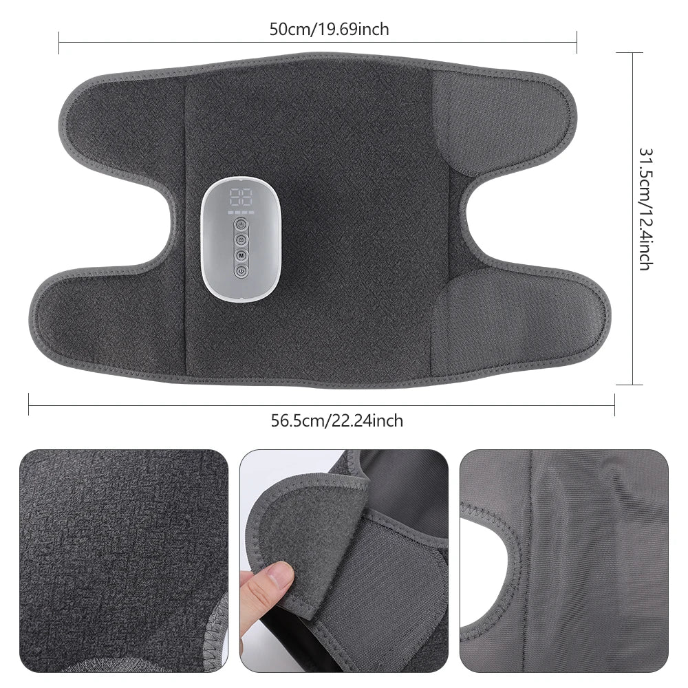 Wireless Air Pressure Calf Massager Electric 4 Mode 8 Level Airbag Compresstion Leg Heating Massage Foot Calf Muscle Relaxation