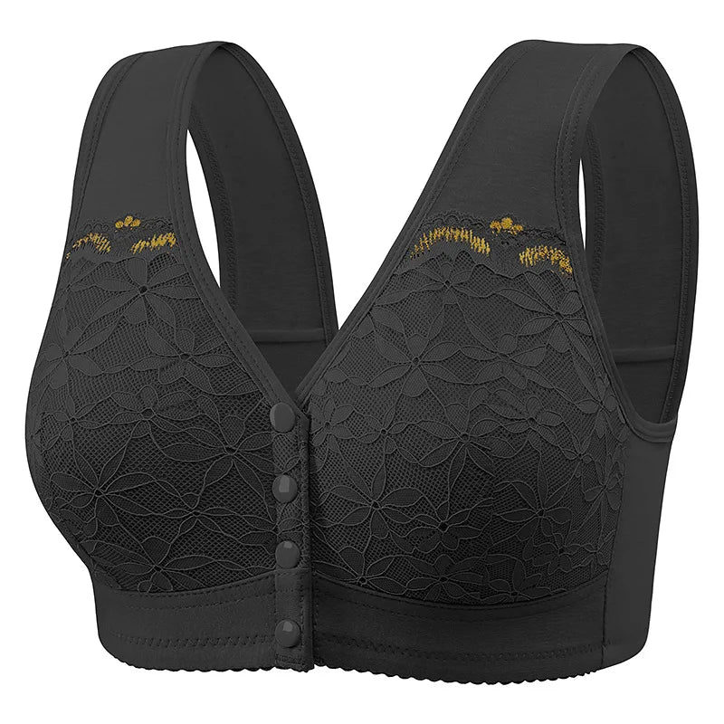 Comfort  Peace Mind Maternity Clothing Pregnant Mother Breastfeeding Bra Front Buckle Ultra-thin Mold Cup Fixed Shoulder Strap