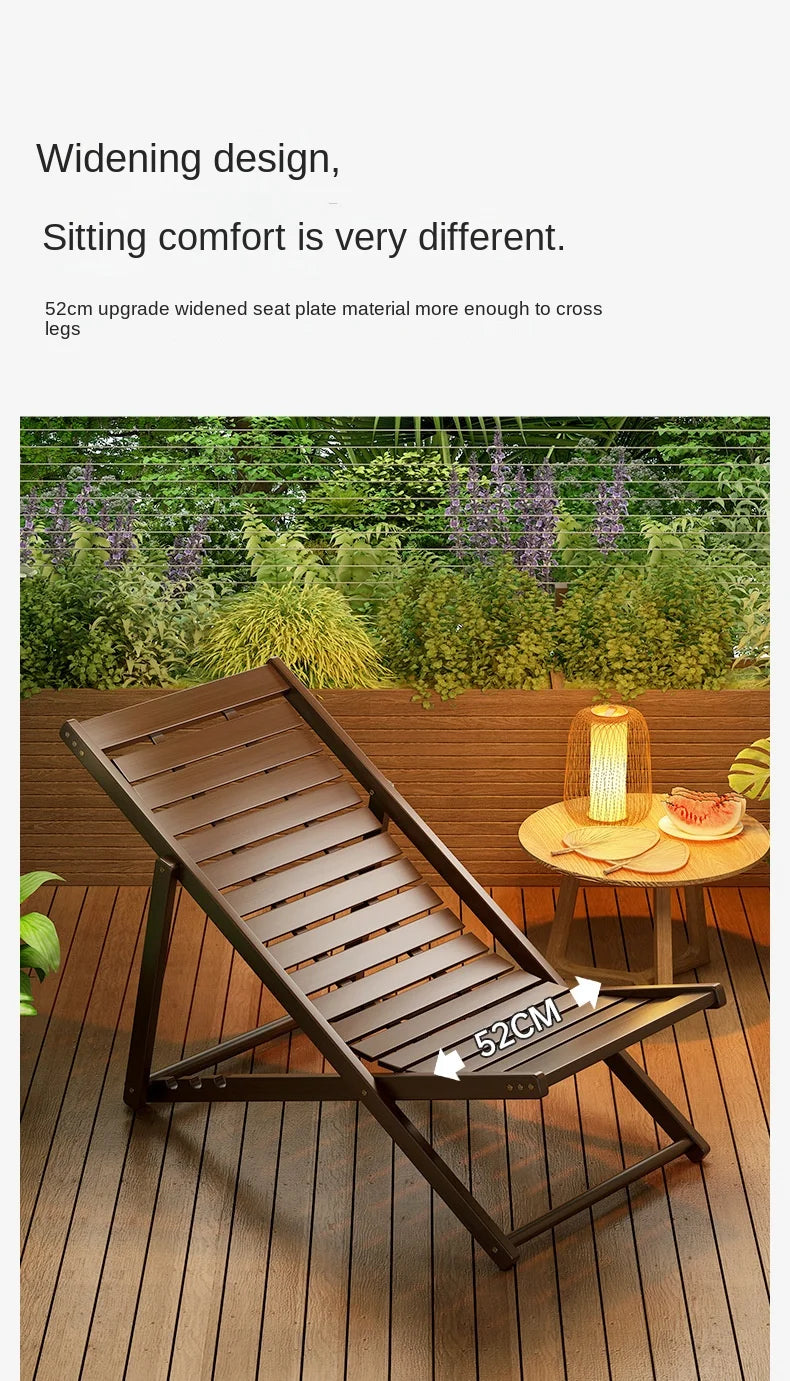 X&D Four Level Adjustable Bamboo Lounge Chair Foldable Chair For Home Use Can Sit Or Lie Down Summer Sleeping Chair Office Chair