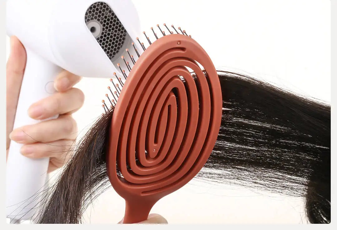 Youpin Xinzhi Relaxing Elastic Massage Comb Portable Hair Brush Massage Brush Magic Brushes Head Combs