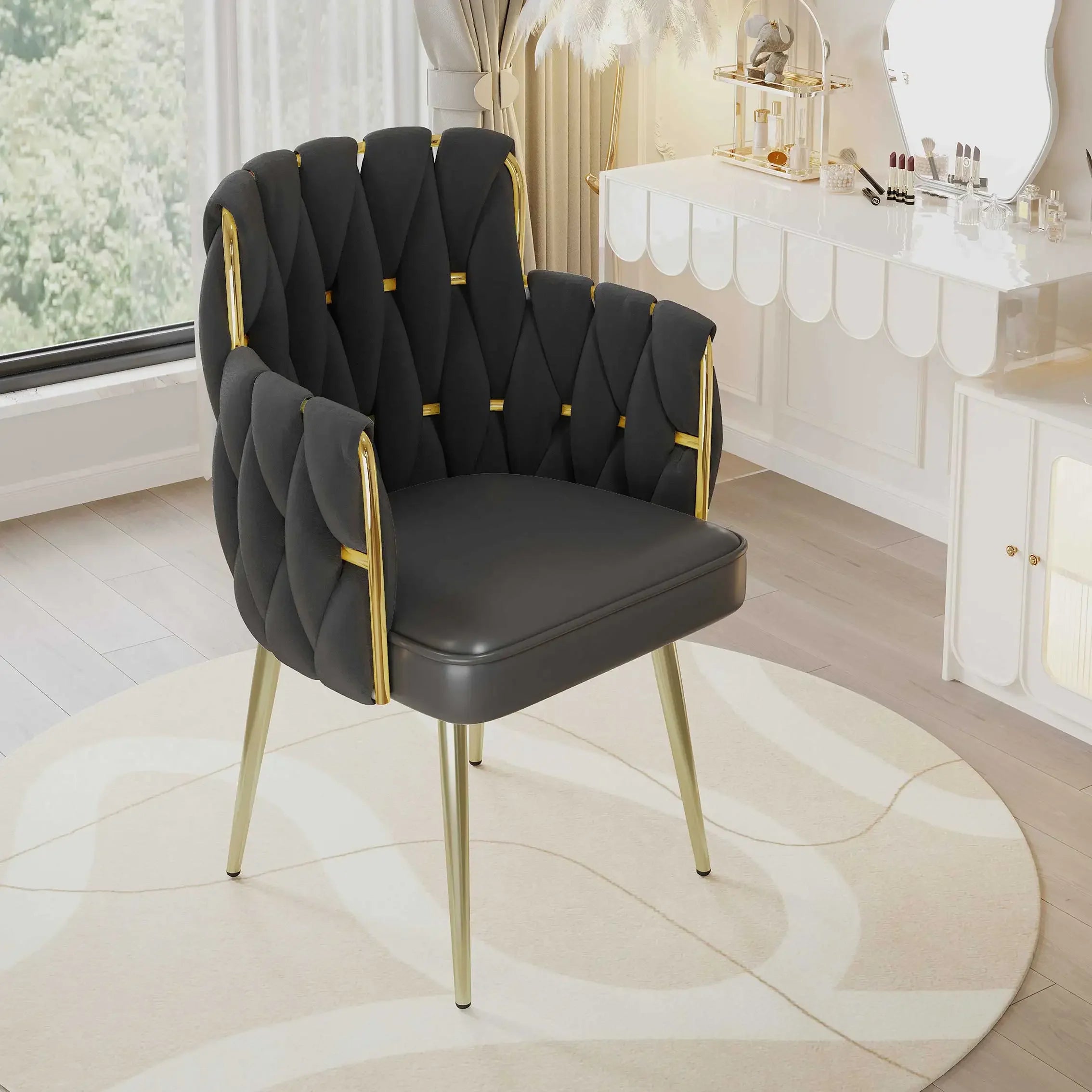 Study Throne Office Chair Vanity Modern Ergonomic Luxury Nordic Office Chair Designer Relaxing Sillas De Oficina Salon Furniture