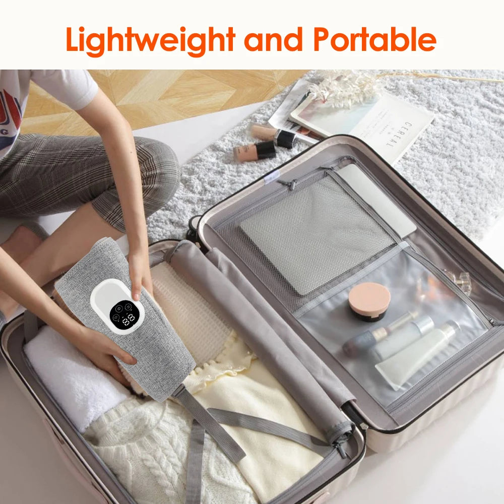 Wireless Air Pressure Calf Massager Machine 4 Modes Kneading Leg Massager Foot Leg Muscle Relaxation Promote Blood Circulation