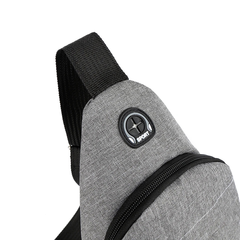 Men's Crossbody Bag Single Shoulder New Trend Chest Bag Fashionable and Portable Men Shoulder Bag