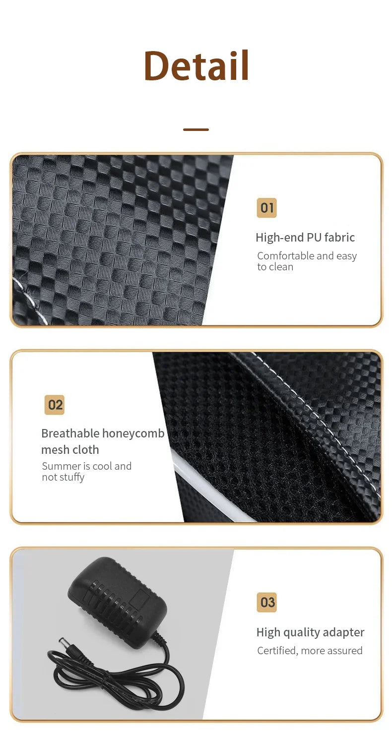 Electric Cervical Pillow For Neck Airbag Ttraction Shiatsu Head Body Back Waist Massager Car With Heating Vibrating Massage