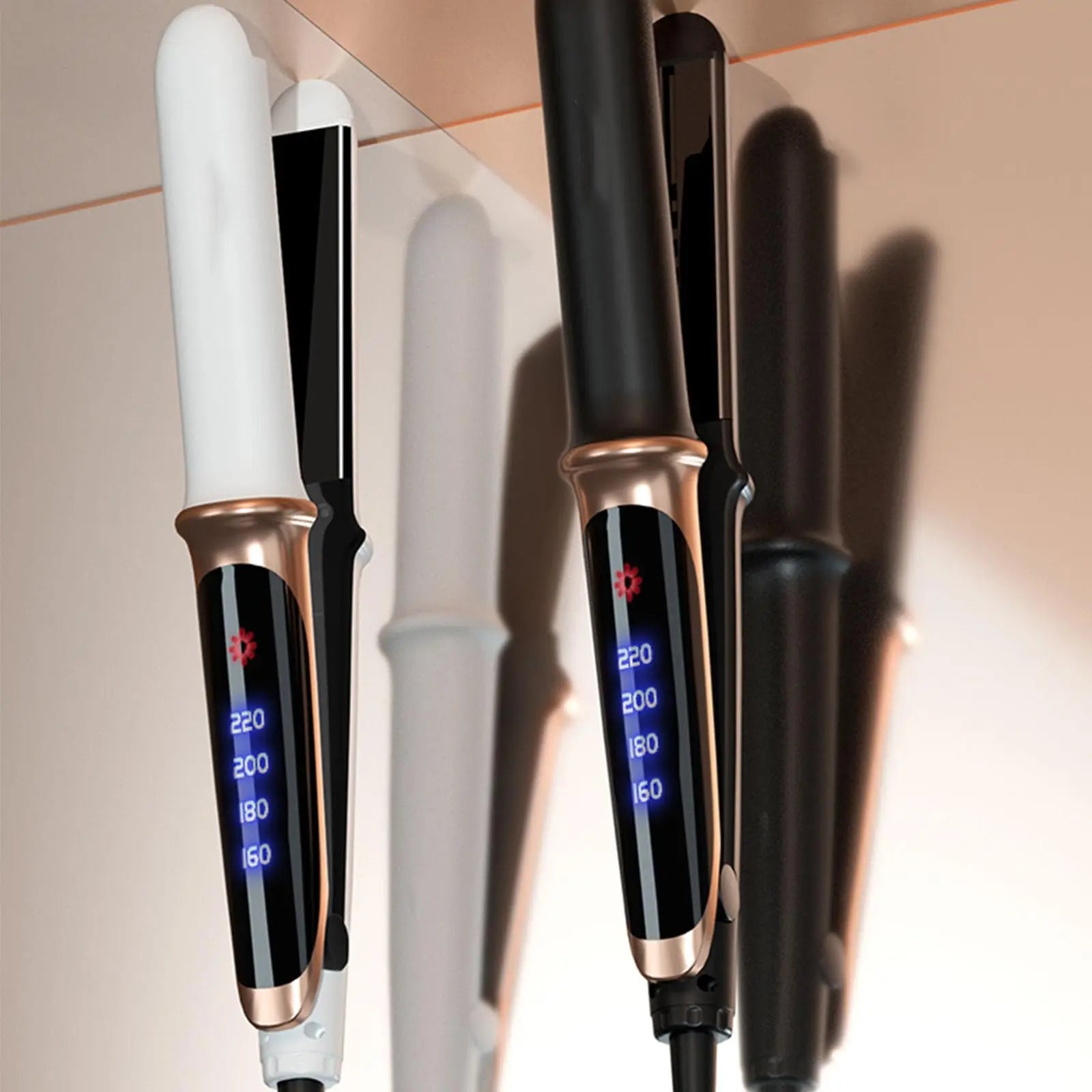 2025 Mini 2 in 1 Curling Iron & Hair Straightener, Dual-Purpose Ceramic Curling Iron for Daily Use & Travel