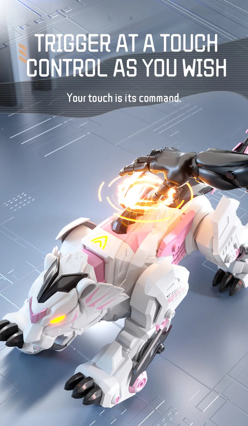 Jjrc R38 Smart Mechanical Tiger Robot Toy Electronic Pet With Touch Gesture Sensing Cross-Border Dancing Stunt Gift