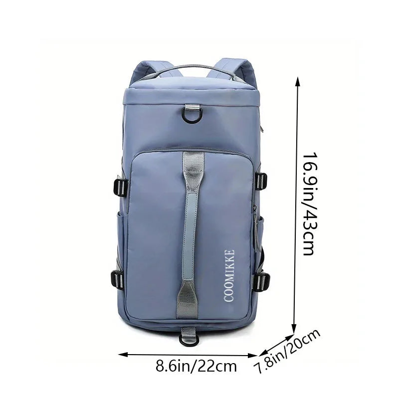 Neutral Style Backpack for Men and Women, Suitable for Travel and Tourism Made of Nylon Material, It Is a Hiking Backpack.