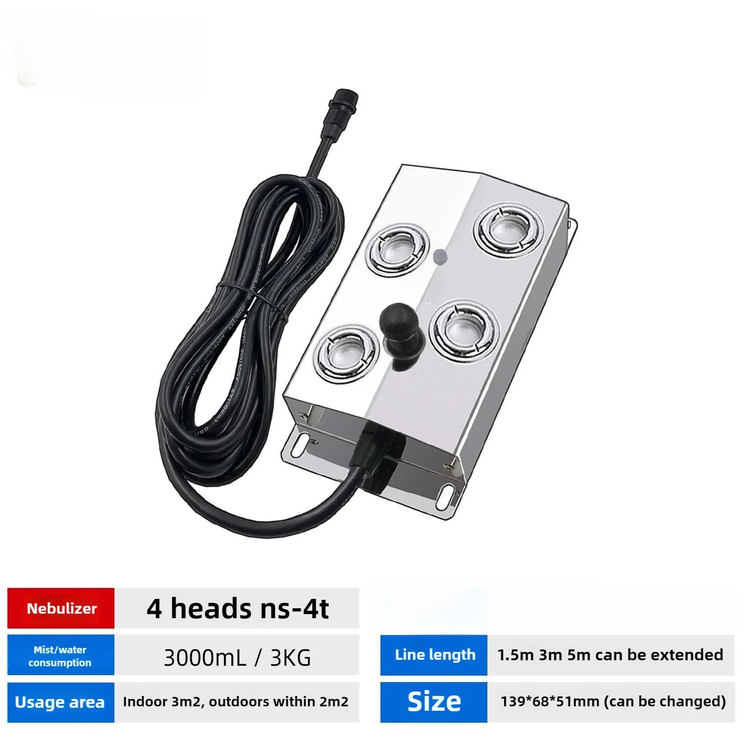 DC48V Ultrasonic Industrial Humidifier 10/12 Head Fog Sprayer Commercial Nebulizer Mist Maker Greenhouse/landscape Fog Generator