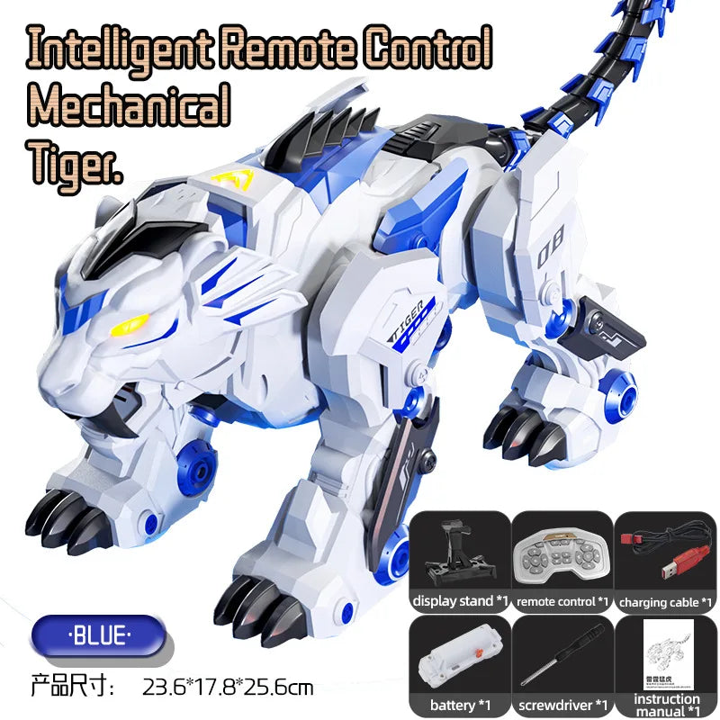 Jjrc R38 Smart Mechanical Tiger Robot Toy Electronic Pet With Touch Gesture Sensing Cross-Border Dancing Stunt Gift