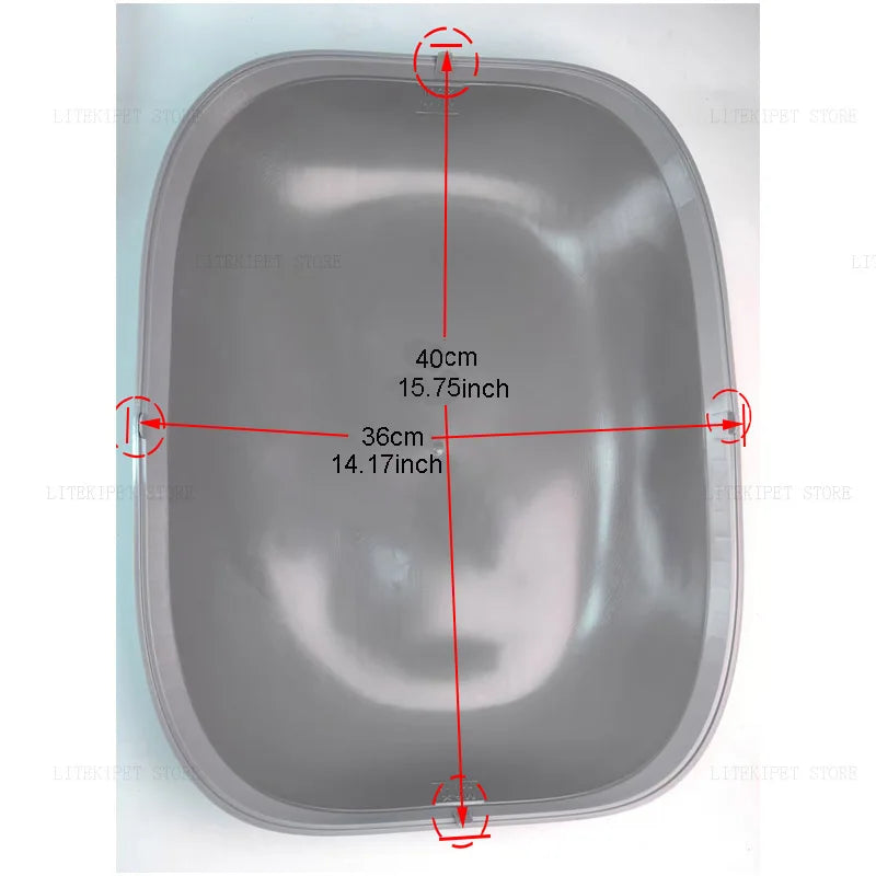 Automatic Cat Litter Box Accessories Bin Door Collecting Feces Bottom Capsule Garbage Bag for Cat Toilet Litter Box