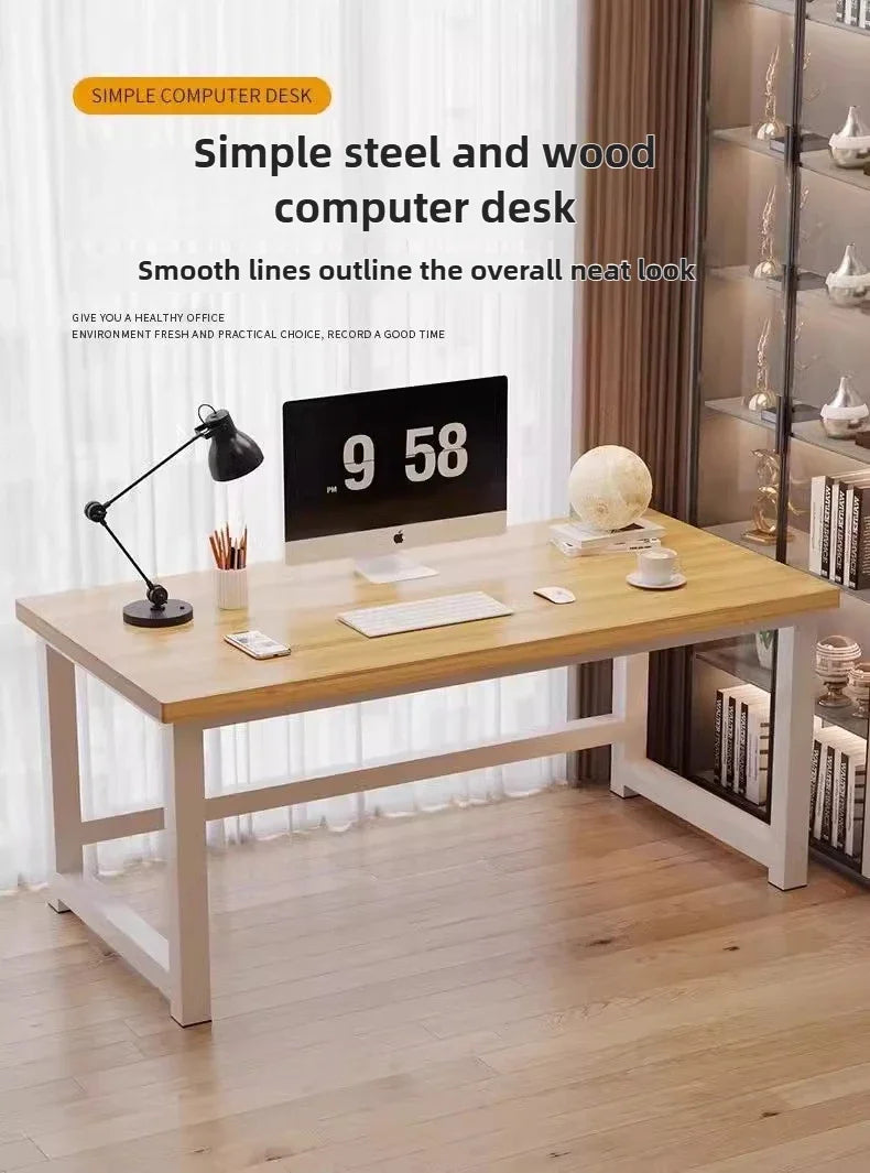 Computer desktop simple desk, home bedroom study desk, student small desk, simple rectangular office desk