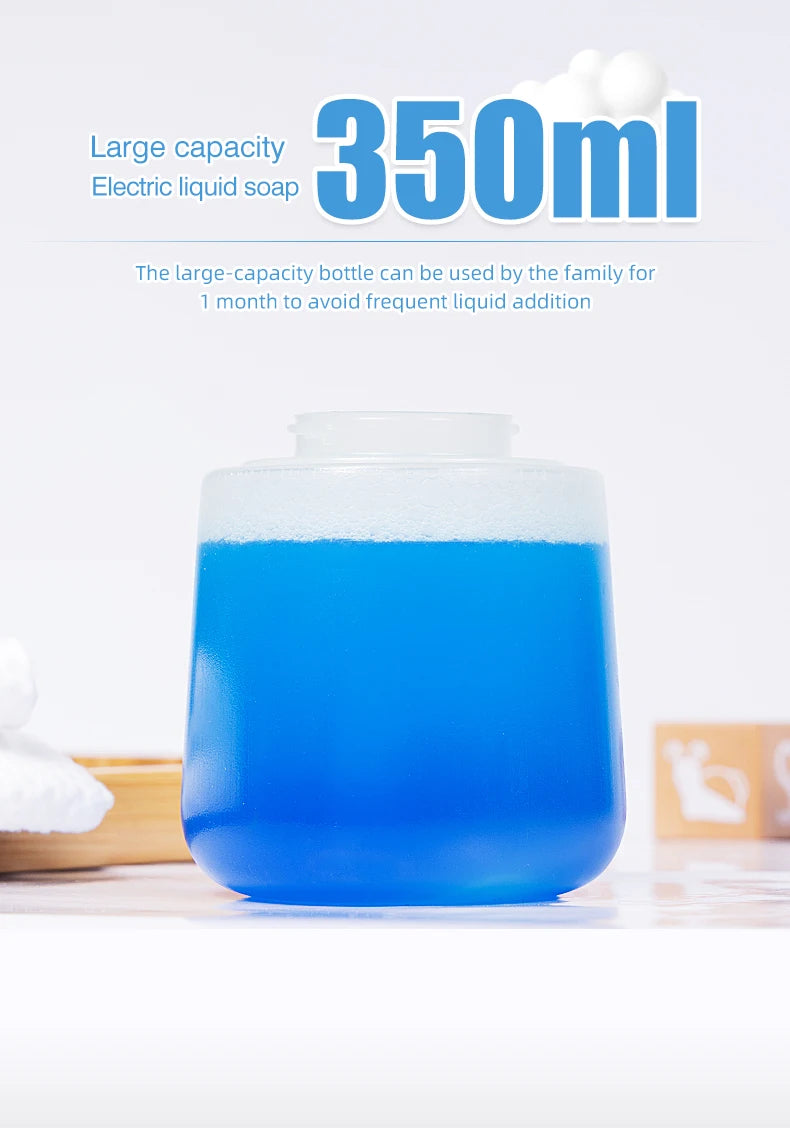 Electric Liquid Foam Dispenser Gun Automatic Continuous Foaming Shampoo Face Wash God Detergent Bathroom Bubble