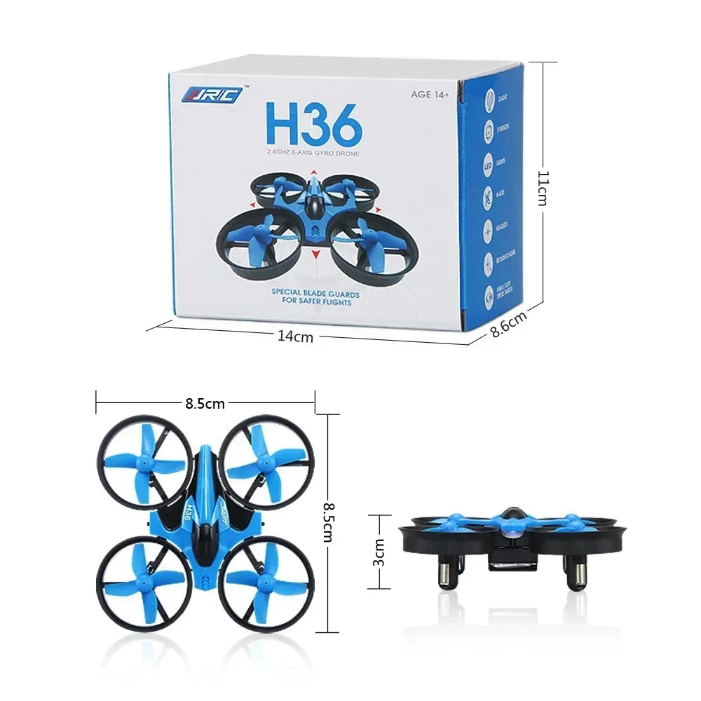 Hot Selling JJRC H36 Mini RC Drone Helicopter 360° Flip Remote Control Quadcopter Toy 4ch 6-Axis Headless Mode Mini Drone