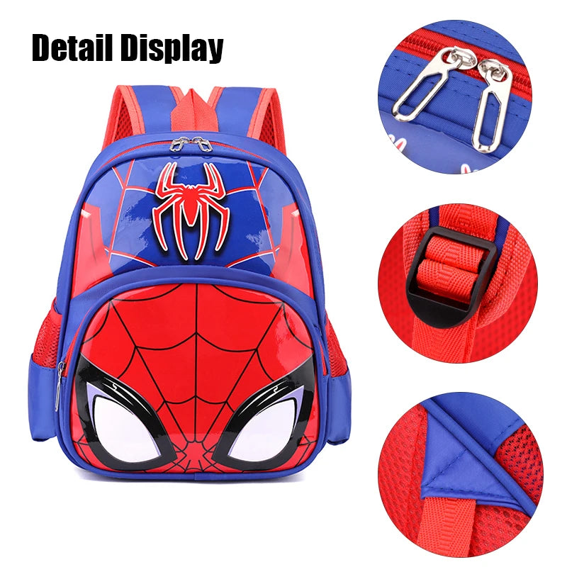 New Disney Waterproof Backpack 3D Multi-pocket Cute In Primary Schoolbag For Boys Book Bag Casual Travel Backpack