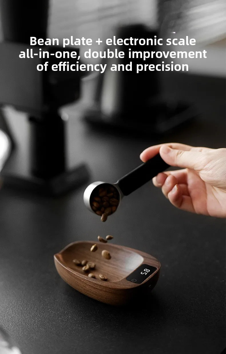 MHW-3BOMBER MVE Coffee Electronic Scale Weighing Bean Display Plate Hand Brewed Bean Dish Spray Bottle Set