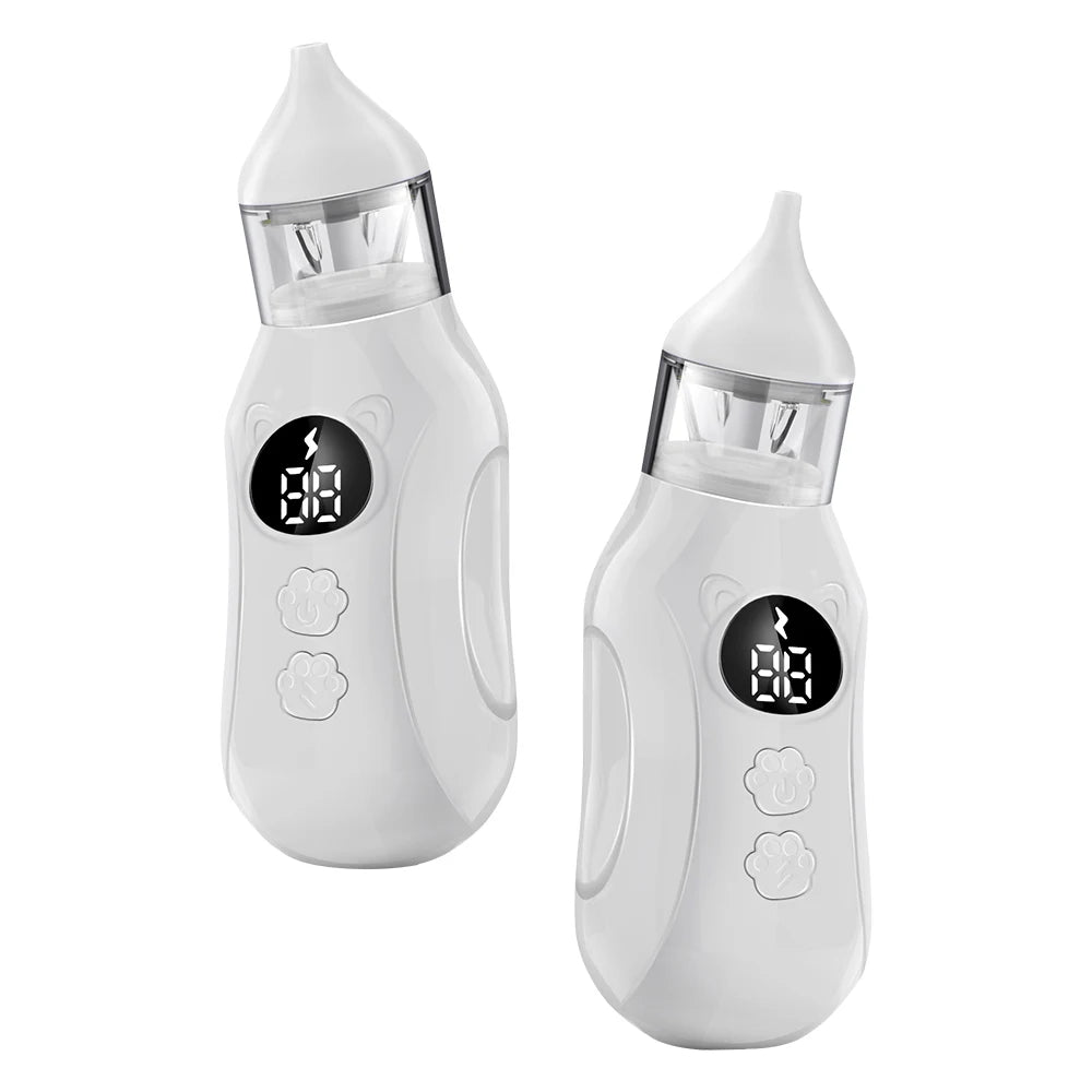 Baby Electric Nasal Aspirator Low Noise 9 Suction Levels Rechargeable Nose Sucker Cleaner Snot Booger Mucus Remover For Infant