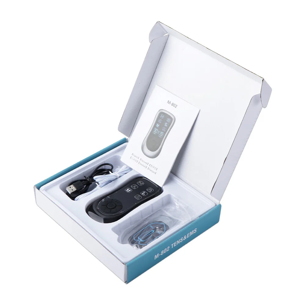 LCD Display Tens Muscle Stimulator Electric EMS Pulse Acupuncture Body Massage Therapy Slimming Relax Machine Electrostimulator