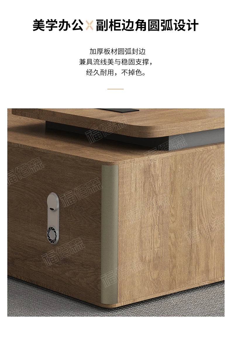 Boss Simple Furniture Computer Office Table Chair Combination Workshop Seating Desk Crafting Desk With Storage Design Furniture