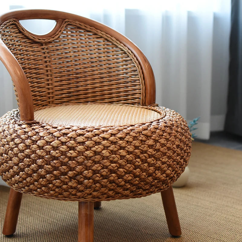 Nordic Rattan Chairs Girl Gaming Computer Occasional Balcony Throne Relax Living Room Chairs Reading Sillones Library Furniture