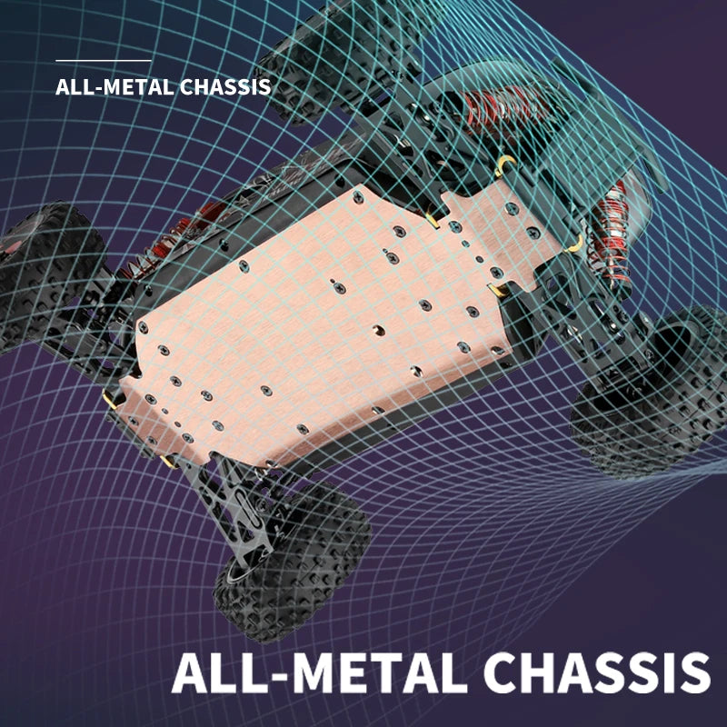 75 KM/H WLtoys 124016 V8 RC Car Brushless 4WD Electric High Speed Off-Road Remote Control Drift Rc Cars for Adults Toys