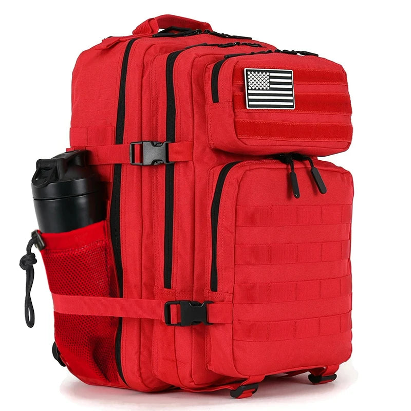 45L Meal Prep Management Backpack Gym Tactical Waterproof Insulated Lunch Cooler Bag Hiking Camping Travel Rucksack