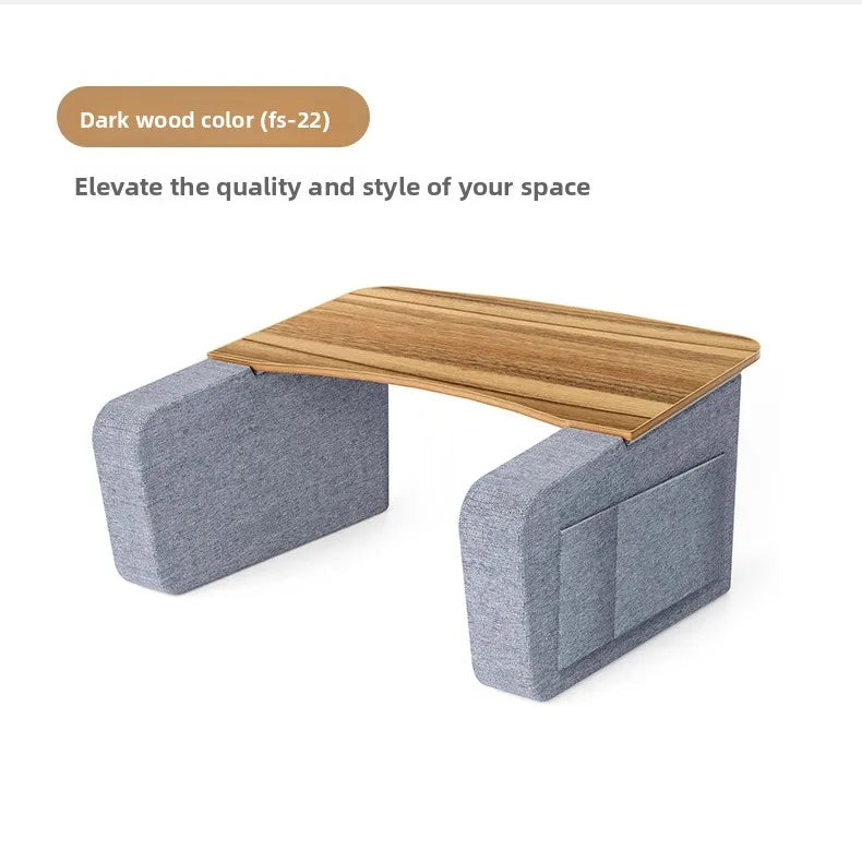 Multi-Functional Knee Laptop Desk Lazy Sofa Tray Table Bed Writing Stand Reading Gaming Table for Small Space Use