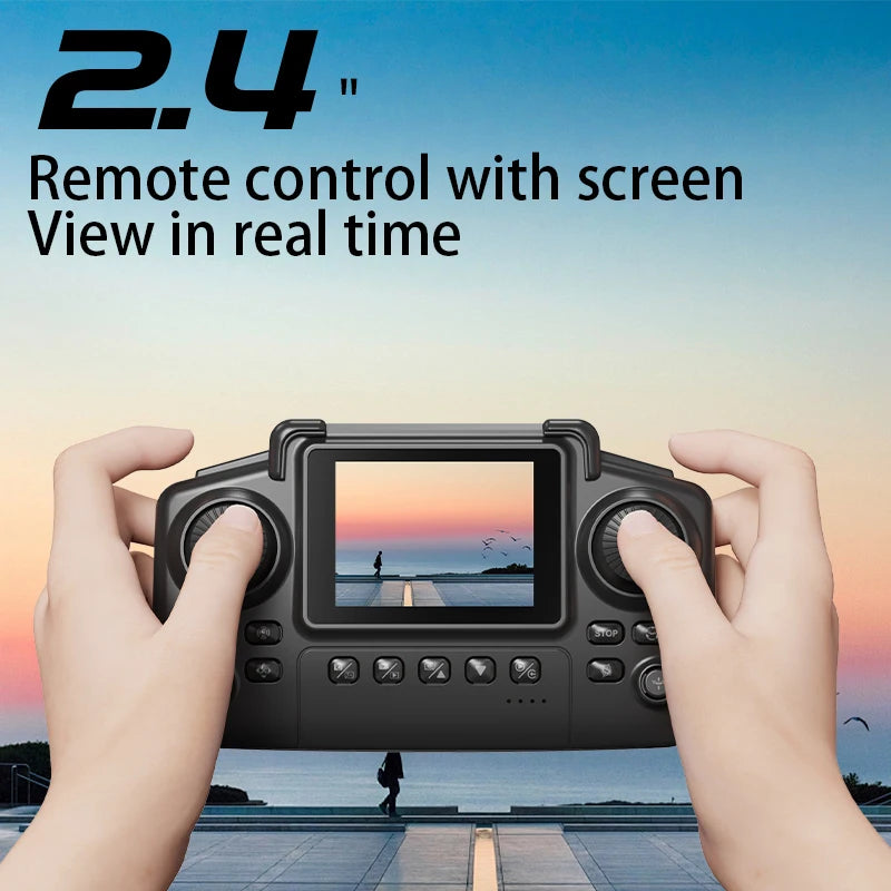 E99 Air Screen Control Drone Professional Wide RC Dron HD 4K Camera Foldable Helicopter Aircraft Quadcopter Drone Kid Gift Toys