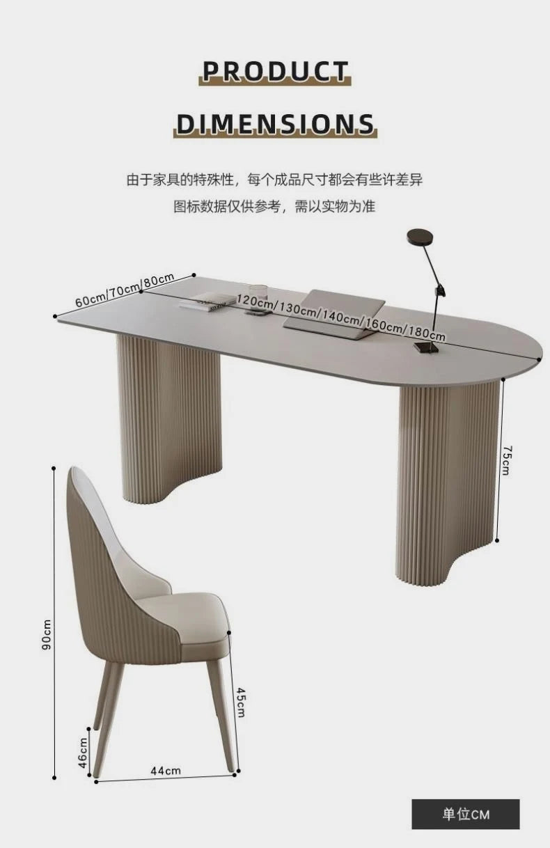 Modern Luxury Rock Slab Computer Desks Pliante Office Table Gaming Table Motion Study Room Desks Gaming Desk Computer Desk