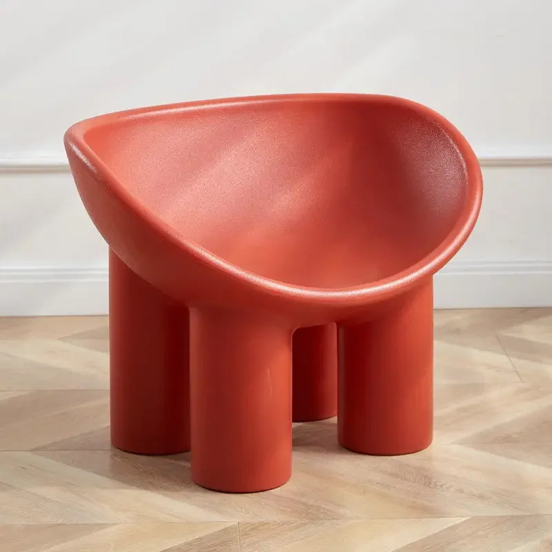 Scandinavian Designer Elephant Leg Chair Ins B&B Single Sofa Chair Lazy Creative Outdoor Leisure Chair Plastic