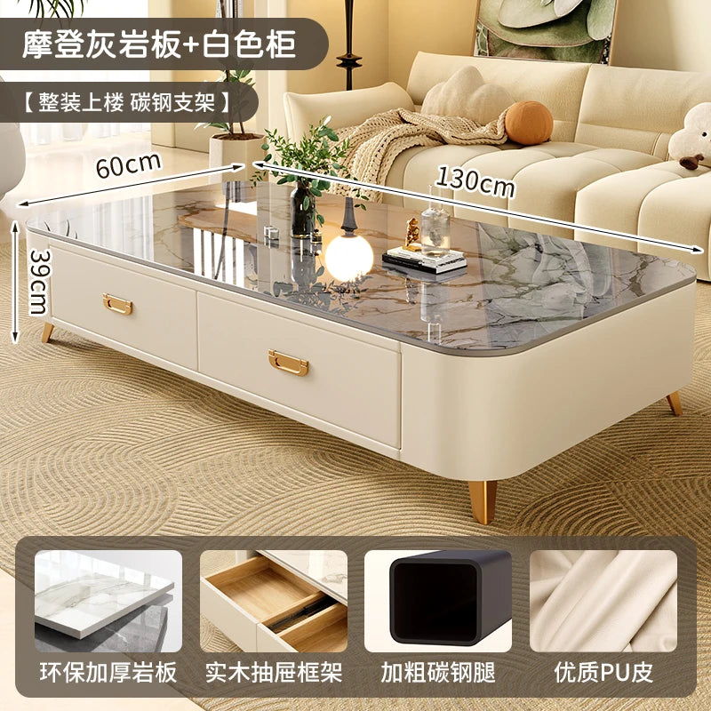 Cheap Cute Coffee Table Clear Simple Designer Modern Luxury Decoration Side Table Writing Mesas Bajas Living Room Furniture