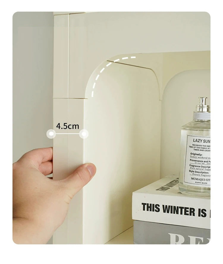 Module Modular DIY Furniture Storage Shelf Bookrack Bookshelf Bookcase Plastic ABS Customized Size Cabinet Multi-function