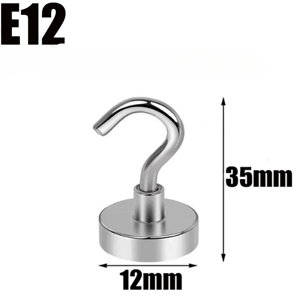 Magnet Ring Multipurpose Storage Hook Stainless Steel Home Hook Bathroom Hook Kitchen Garden Magnetic Home and Decoration Iman