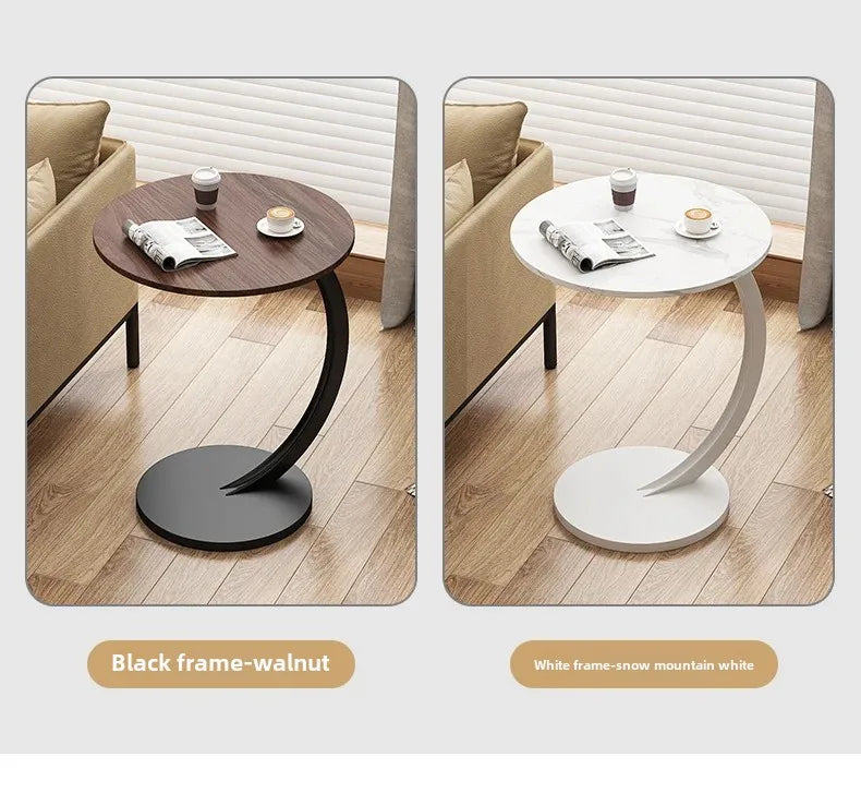 Designer Luxury Coffee Tables Gold Breakfast Minimalist Round Side Table Lounge Space Saving Mesa Auxiliar Living Room Furniture