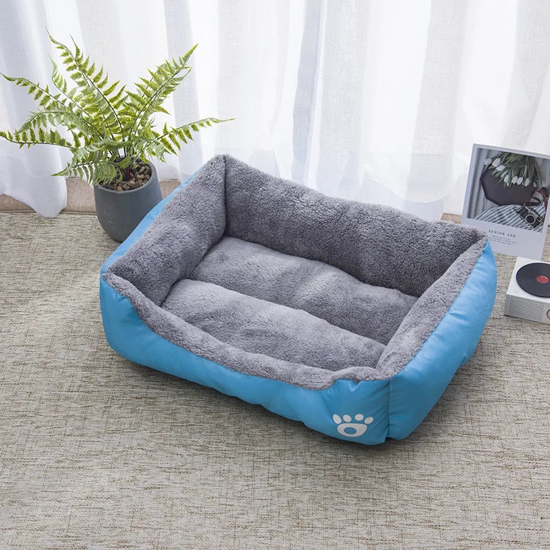 5 Sizes Large Dog Kennel Comfortable Cat Sofa Bed for Small Dog Nest Winter Warm Pet Cat Sleeping Bed Soft House Accessories