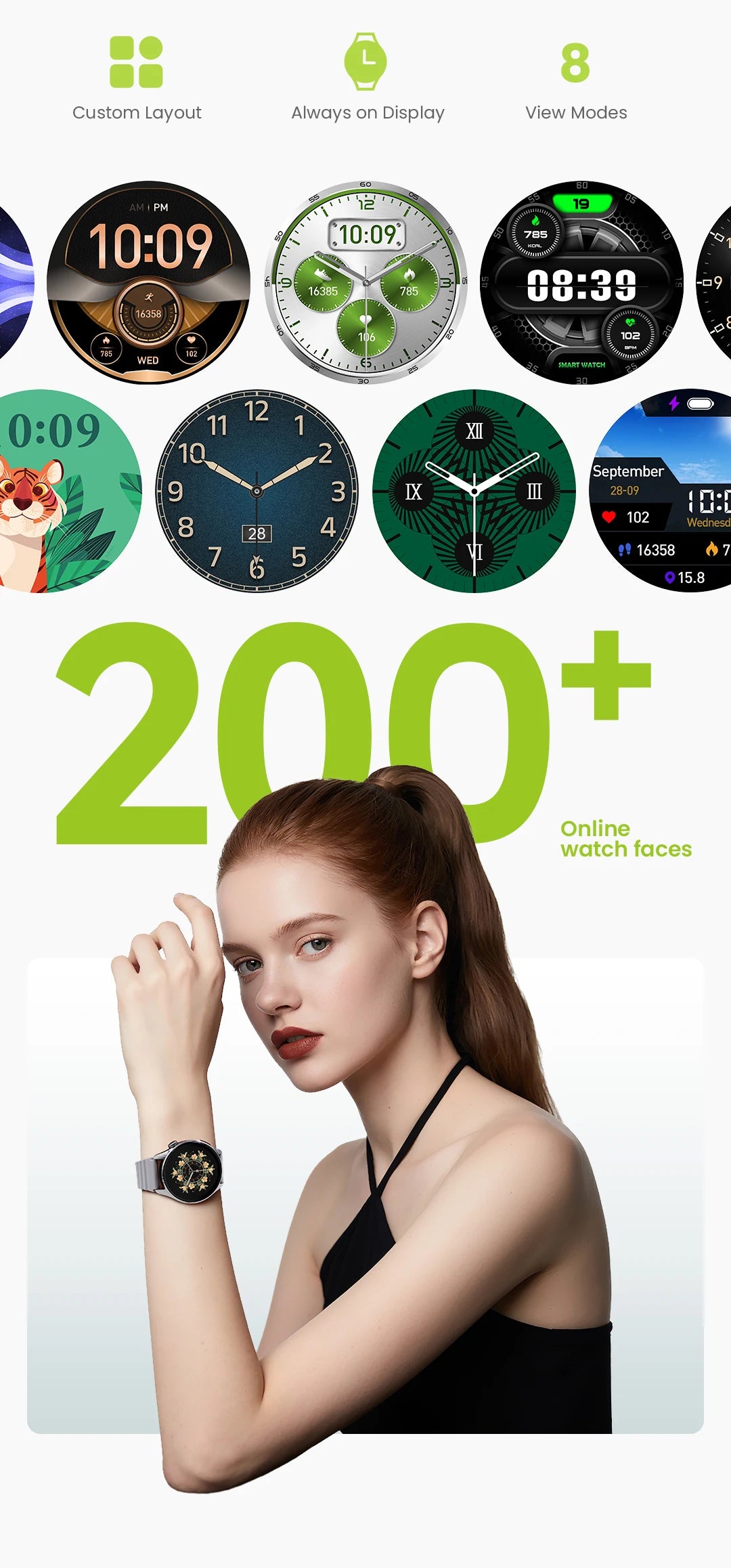 HAYLOU Watch 4S GPS Smartwatch 1.43” HD AMOLED Display 5 Satellite GPS Positioning 120+ Workout Modes Sport Fitness Smart Watch