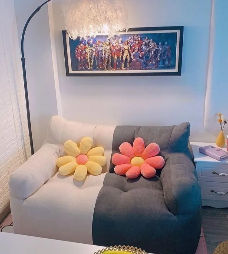 Lazy Bean Bag Sofas Giant Comfortable Beanbag Sofa Double Cute Fluffy Living Room Couches Large Modern Bedroom Tatami Couch